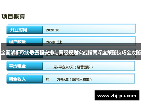 全面解析欧协联赛程安排与晋级规则实战指南深度策略技巧全攻略