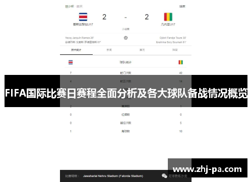 FIFA国际比赛日赛程全面分析及各大球队备战情况概览 FIFA国际比赛日赛程全面分析及各大球队备战情况概览